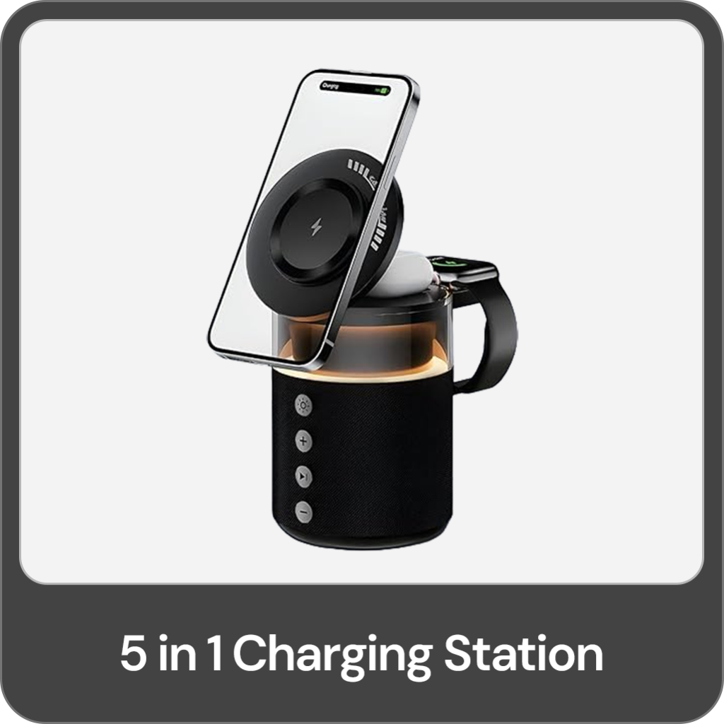 5 in 1 Bedside Charger 