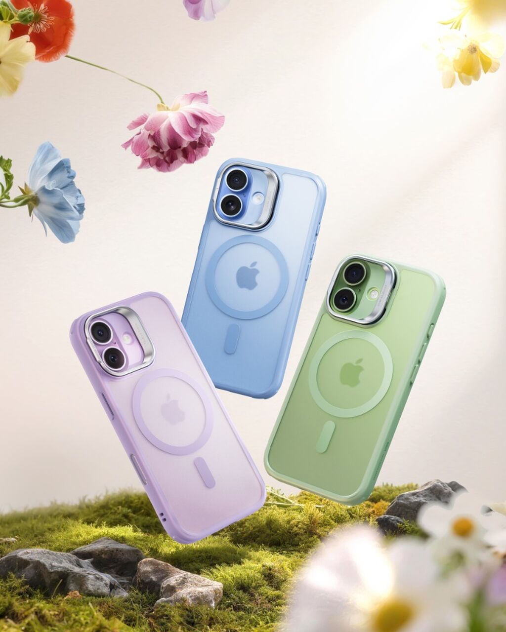 iPhone 17 Classic Hybrid Magnetic Case  - Frosted Light Green