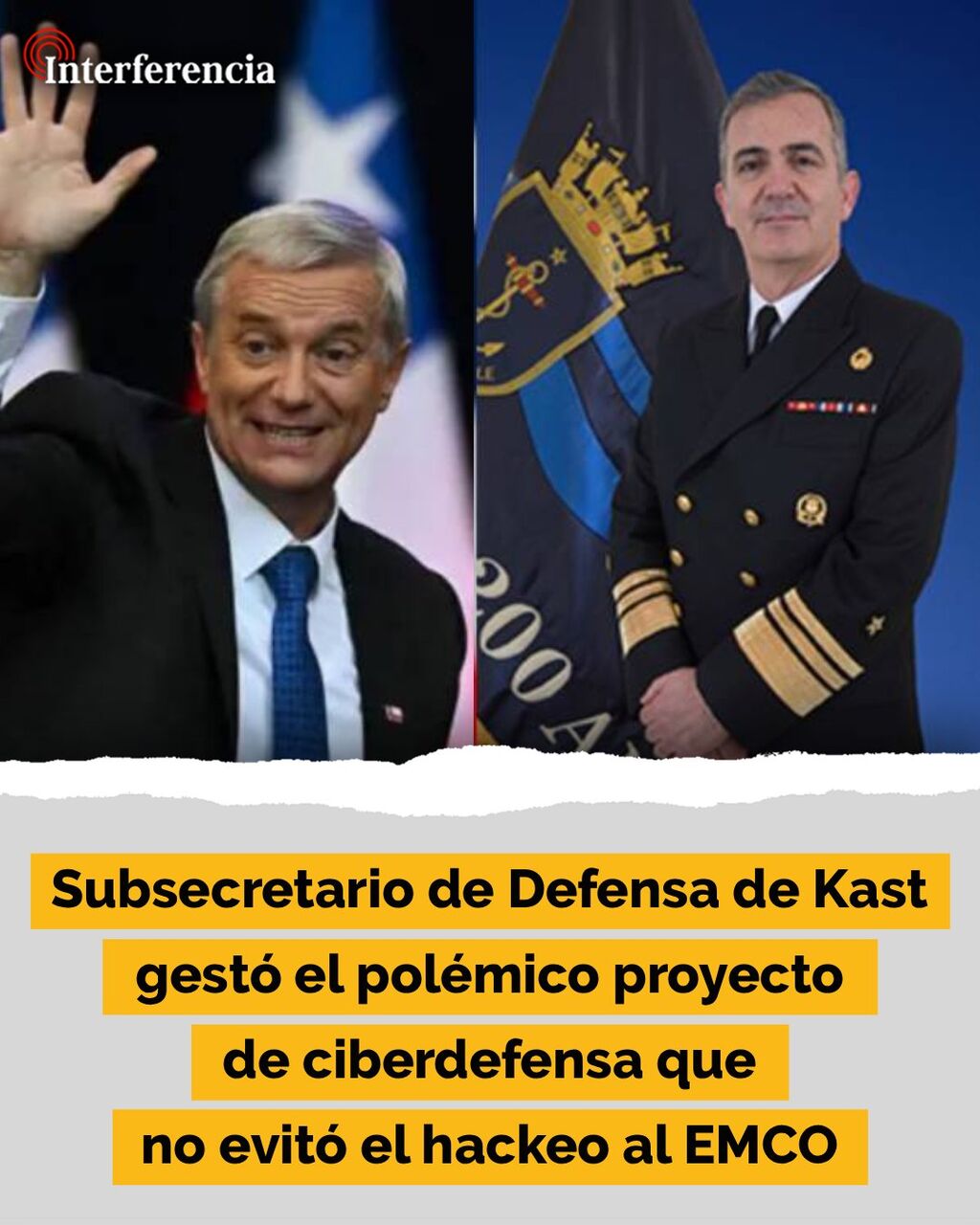 Subsecretario de Defensa de Kast gest&oacute; el pol&eacute;mico proyecto de ciberdefensa que no evit&oacute; el hackeo al EMCO