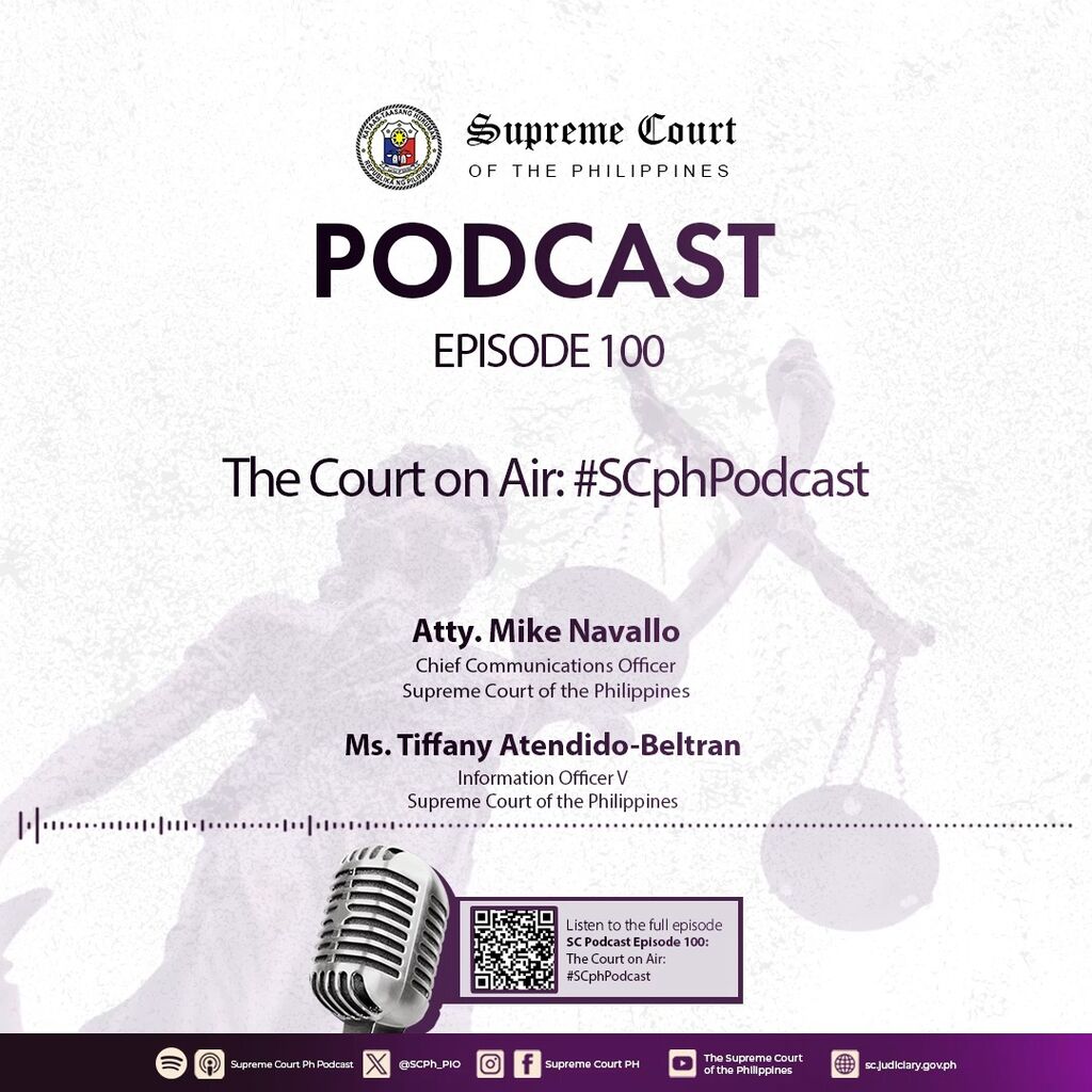 EPISODE 100: The Court on Air: #SCphPodcast