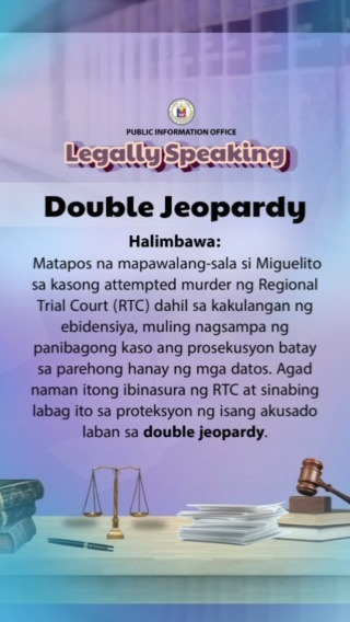 #SCphLegallySpeaking "Double Jeopardy"