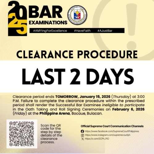 𝗢𝗡𝗟𝗬 𝗧𝗪𝗢 𝗗𝗔𝗬𝗦 𝗟𝗘𝗙𝗧 to complete the clearance procedure 