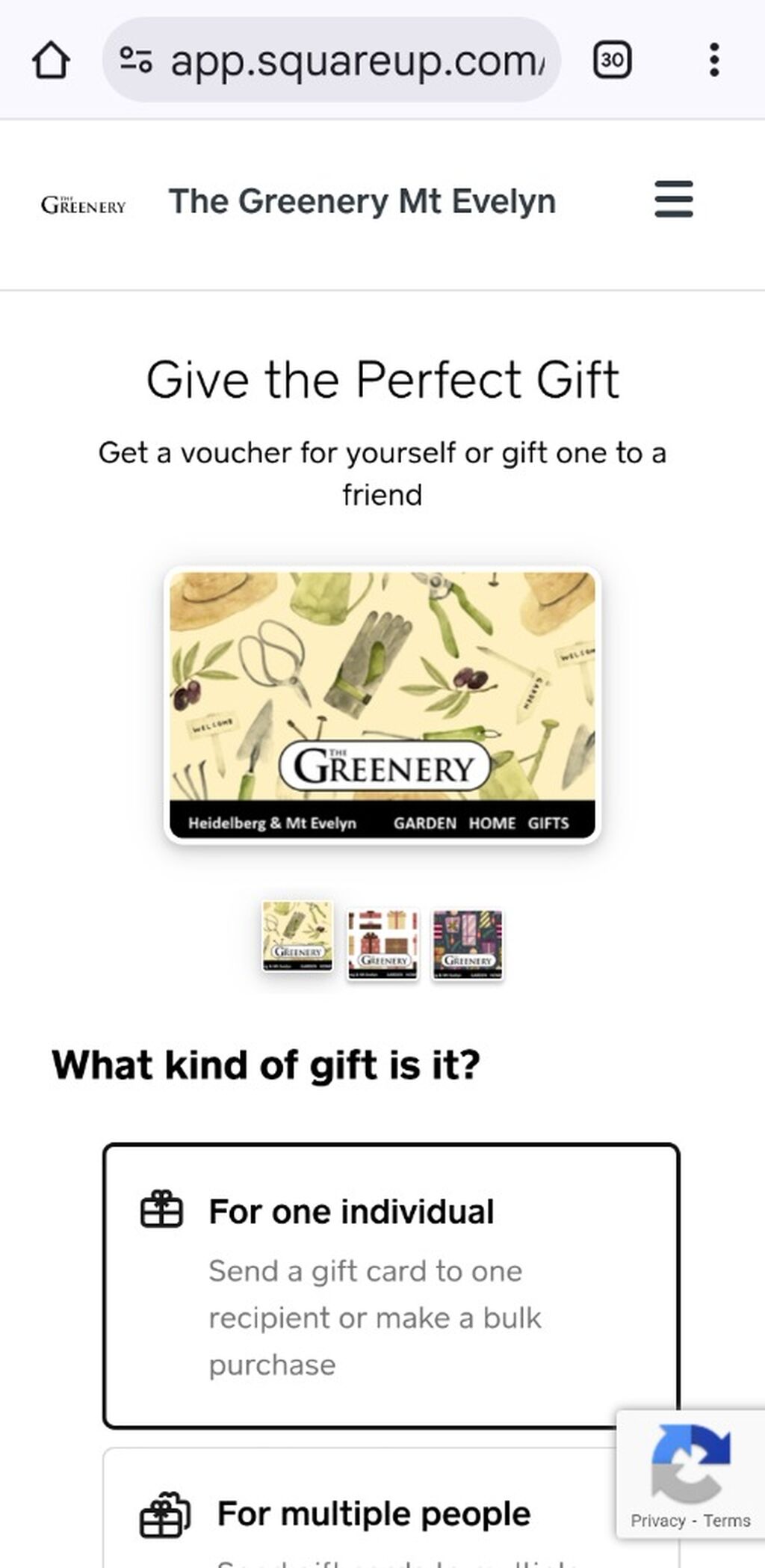 Buy e-gift cards