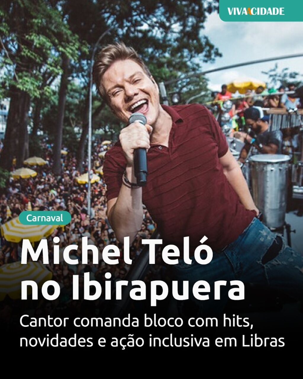 Michel Tel&oacute; no Ibirapuera