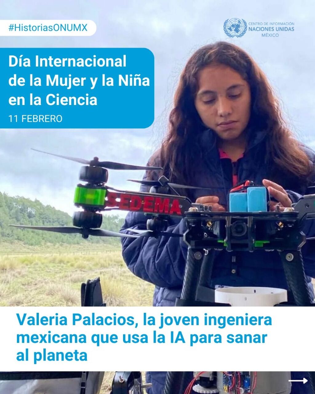 Valeria Palacios, la joven ingeniera mexicana que usa la IA para sanar al planeta