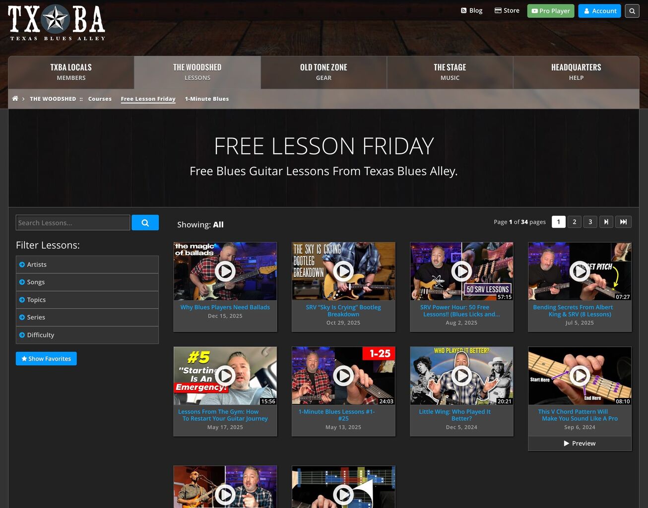 Introducing A New, Consistent Design For Lesson And Backing Track Pages