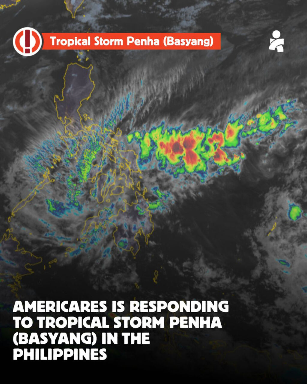 Americares responding to Tropical Storm Penha (Basyang)