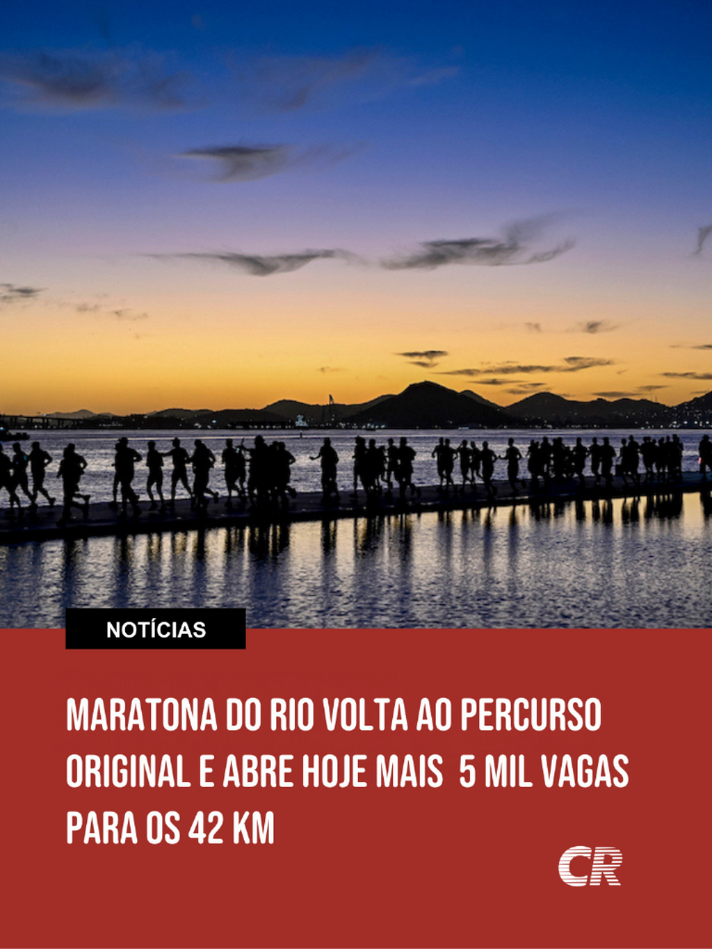 Maratona do Rio volta ao percurso original e abre hoje, &agrave;s 12 horas, mais 5 mil vagas para os 42 km