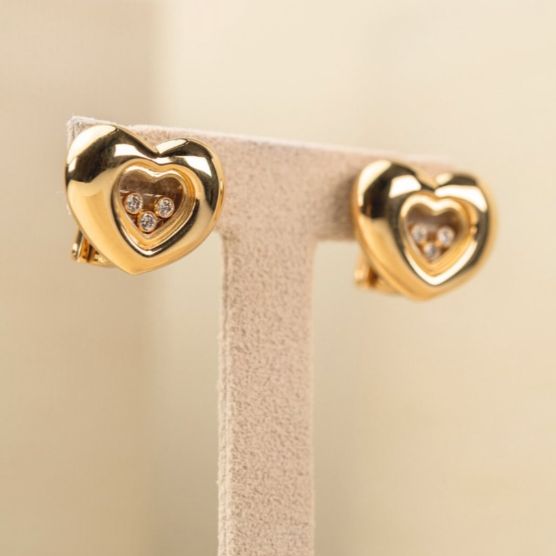 Chopard Happy Diamonds Earrings in Gold