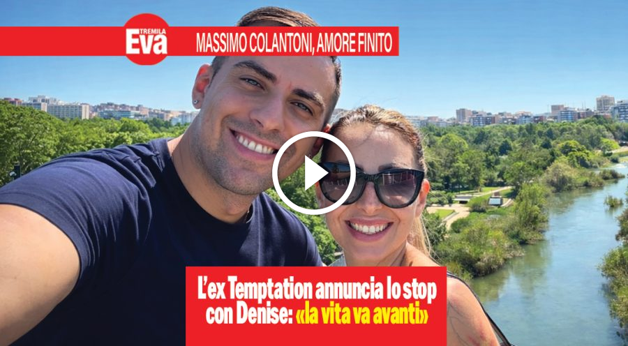Massimo Colantoni, l'ex Temptation annuncia l'addio a Denise