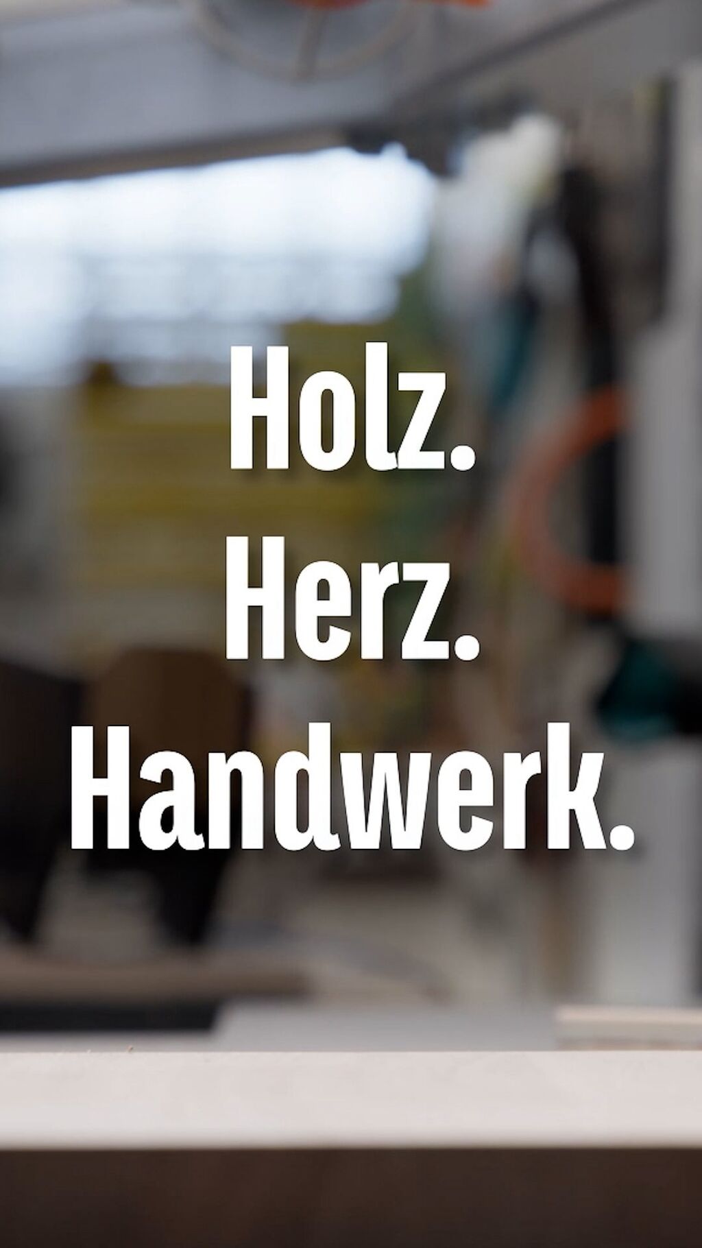 "Holz. Herz. Handwerk." - ein Tipp der Woche