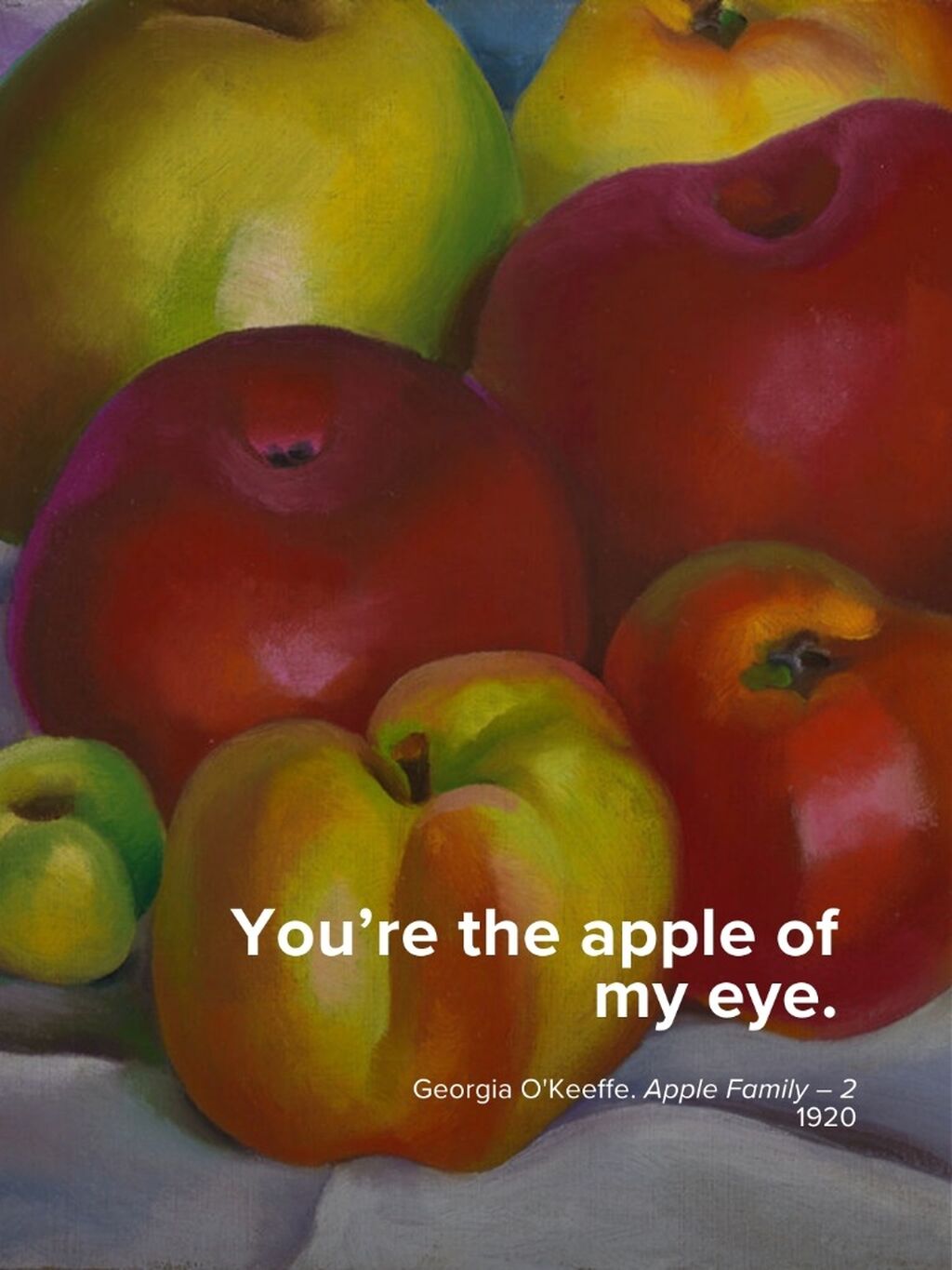 Georgia O'Keeffe-inpired Valentine