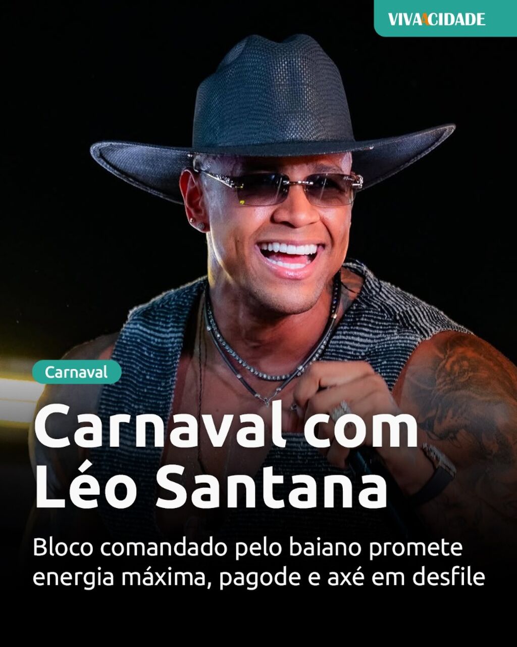 Carnaval com L&eacute;o Santana