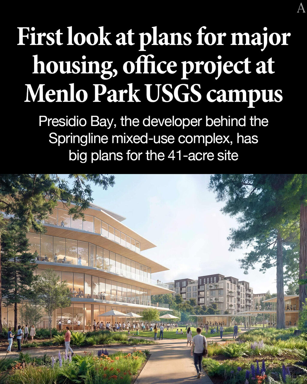 First look at plans for major housing, office project at Menlo Park USGS campus