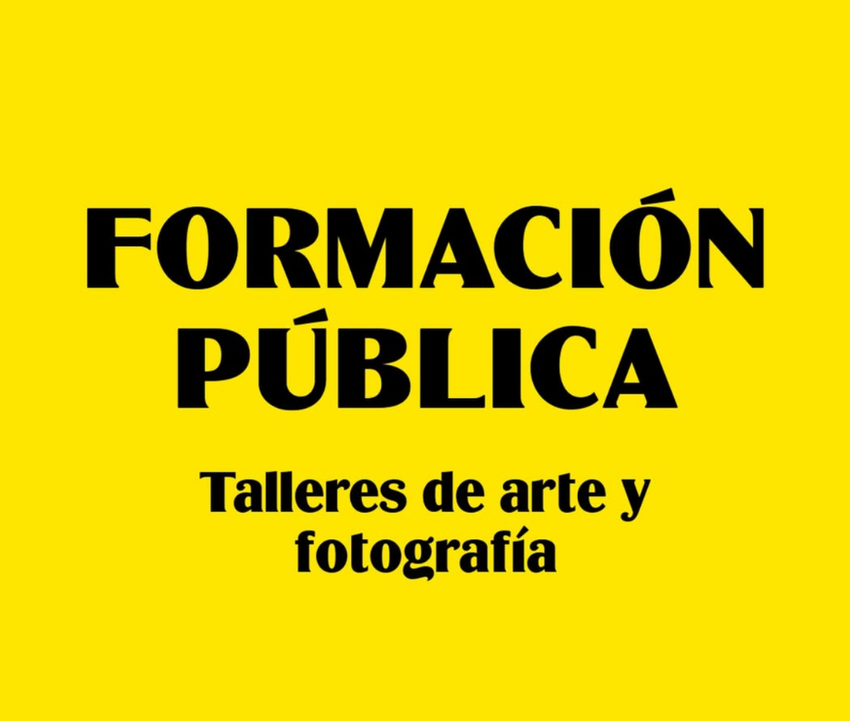 FORMACI&Oacute;N P&Uacute;BLICA