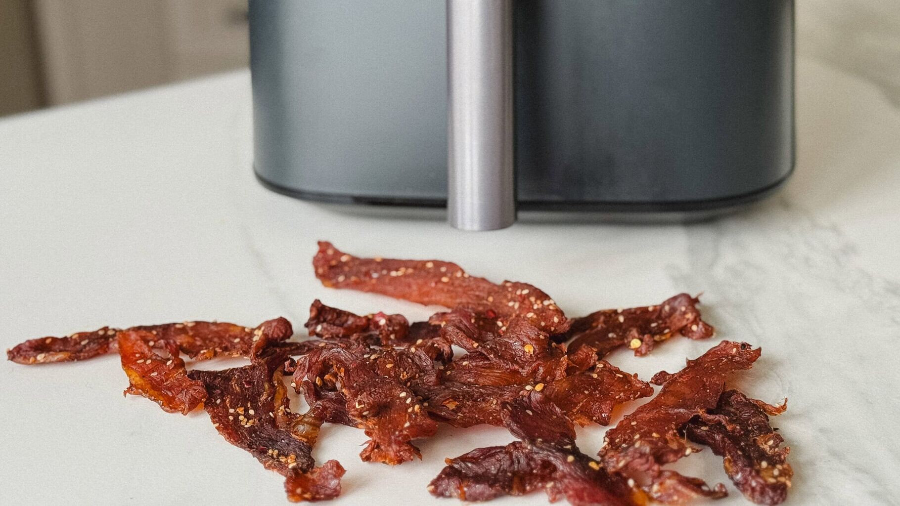 Jerky de porc au gochujang (air fryer)