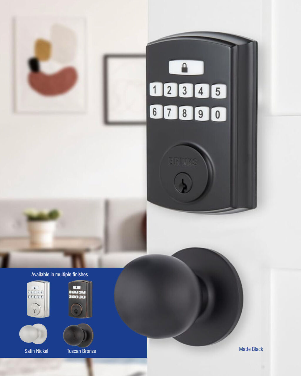 Electronic Deadbolt and Knob Combos 
