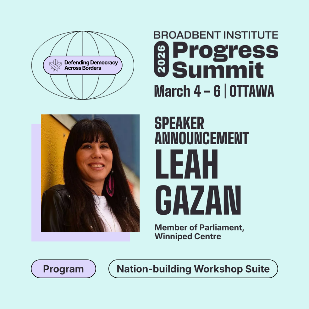 2026 Progress Summit - Broadbent Institute