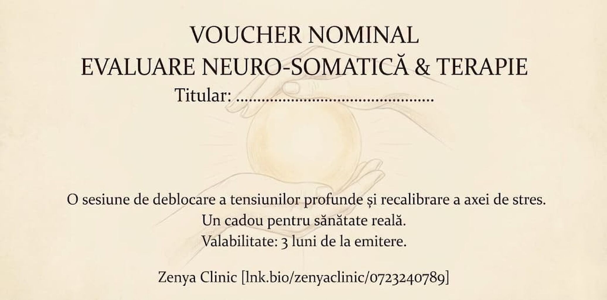 Idei Cadouri - Voucher Terapie