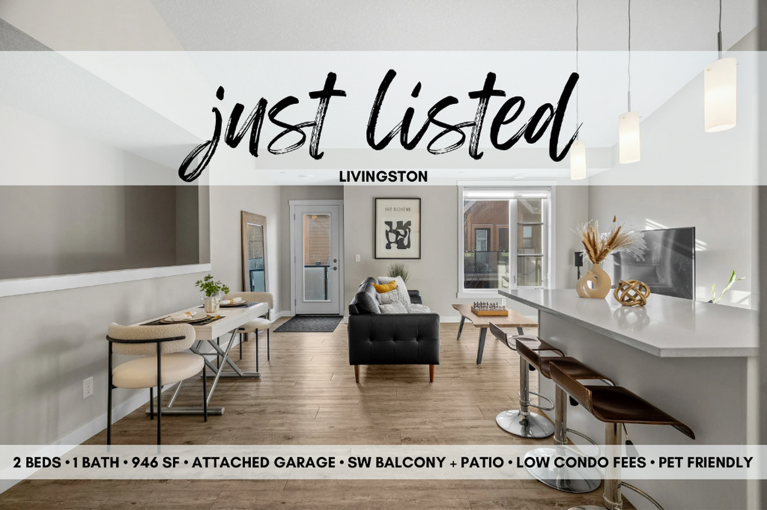2 Bed 1 Bath Attached Garage Townhouse in Livingston