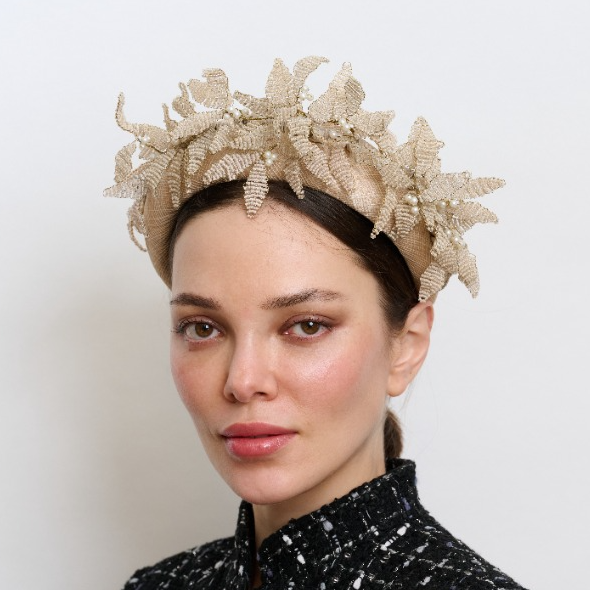 Bead and Pearl Headband
