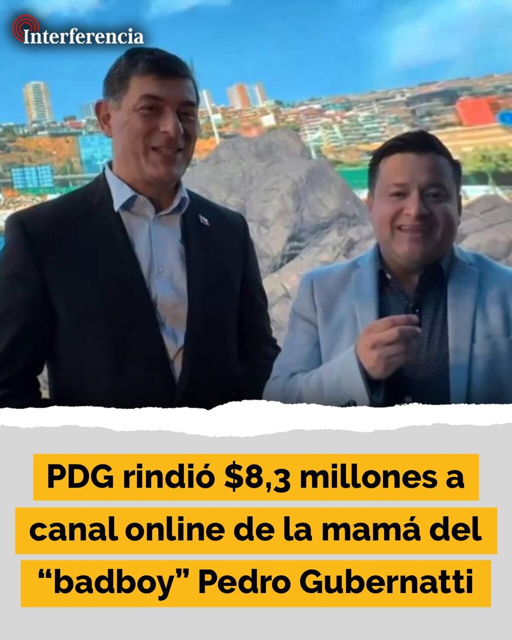 PDG rindi&oacute; $8,3 millones a canal online de la mam&aacute; del &ldquo;badboy&rdquo; Pedro Gubernatti
