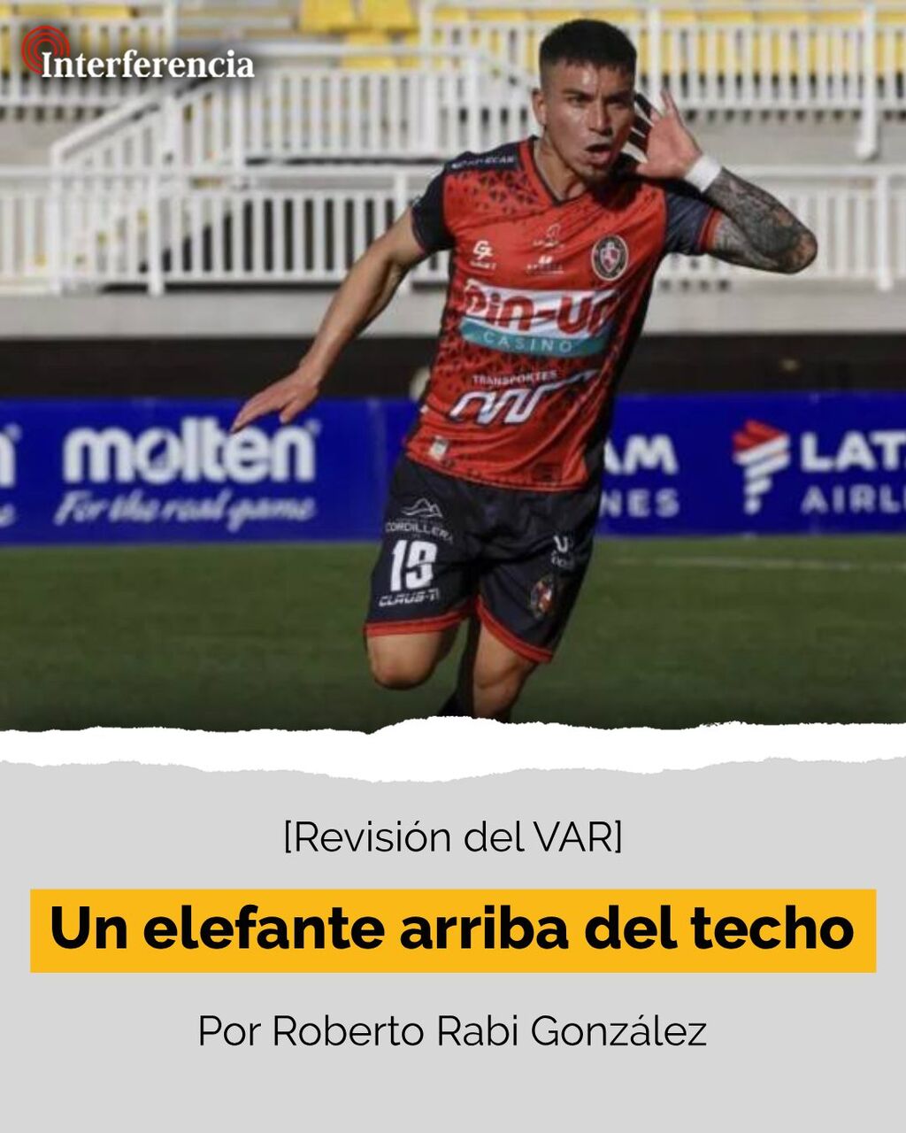 [Revisi&oacute;n del VAR] Un elefante arriba del techo