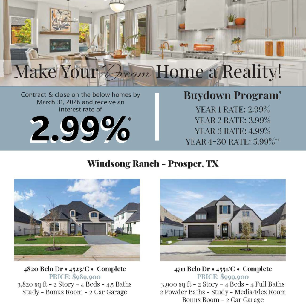 February Builder Sales Events at Windsong Ranch - Windsong Ranch