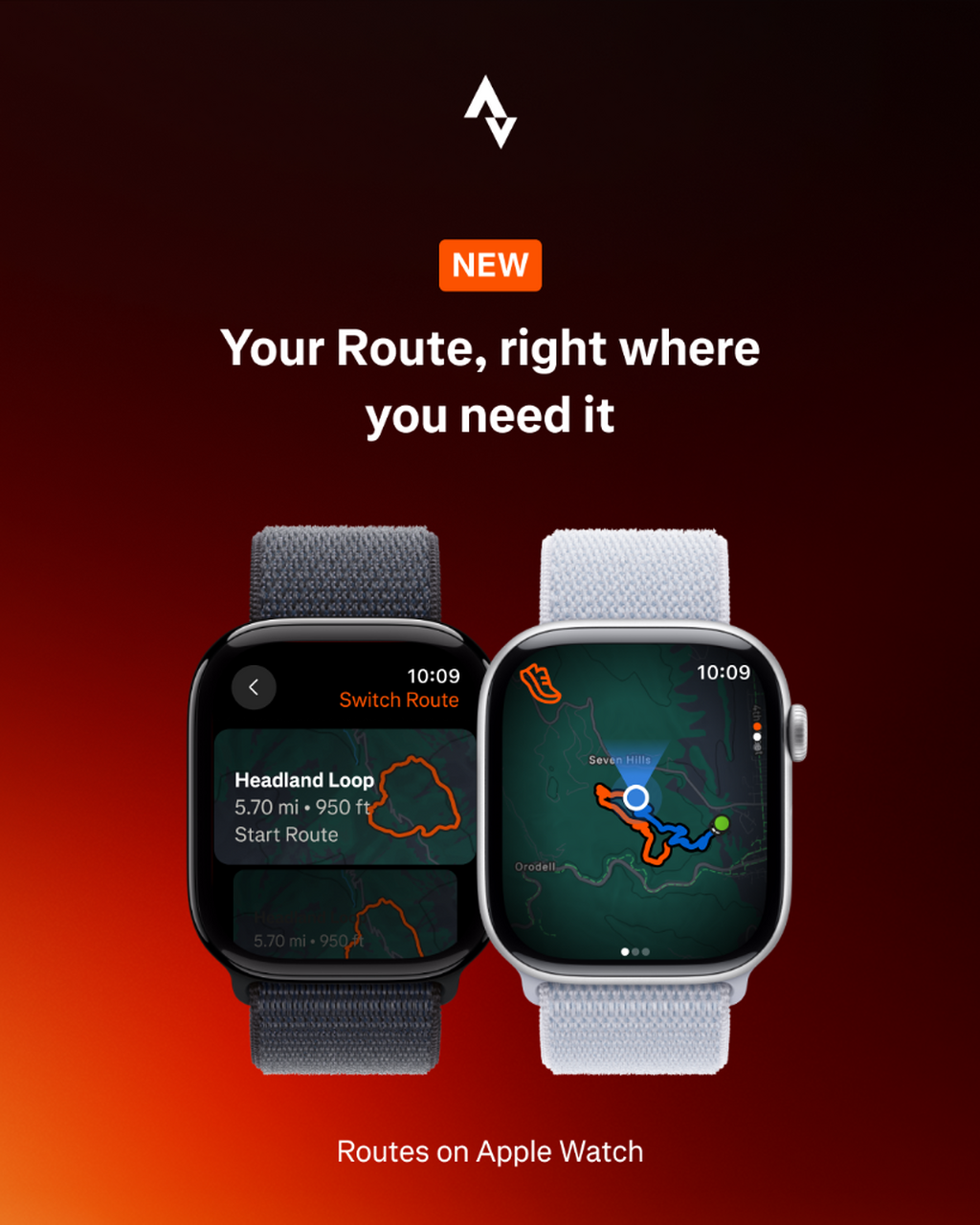 Get your Route on Apple Watch