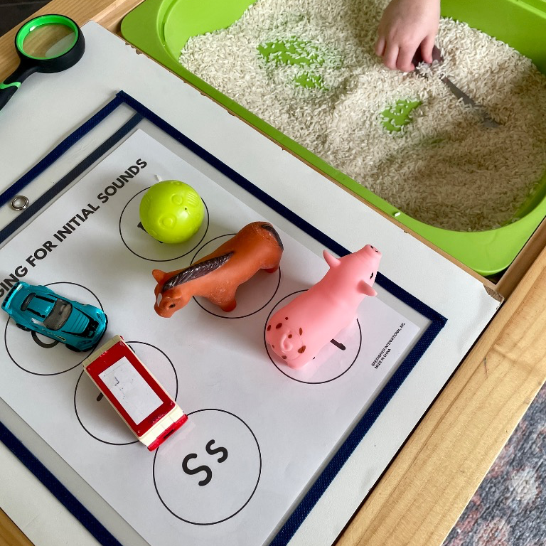 Dig For Rhymes and Initial Sounds