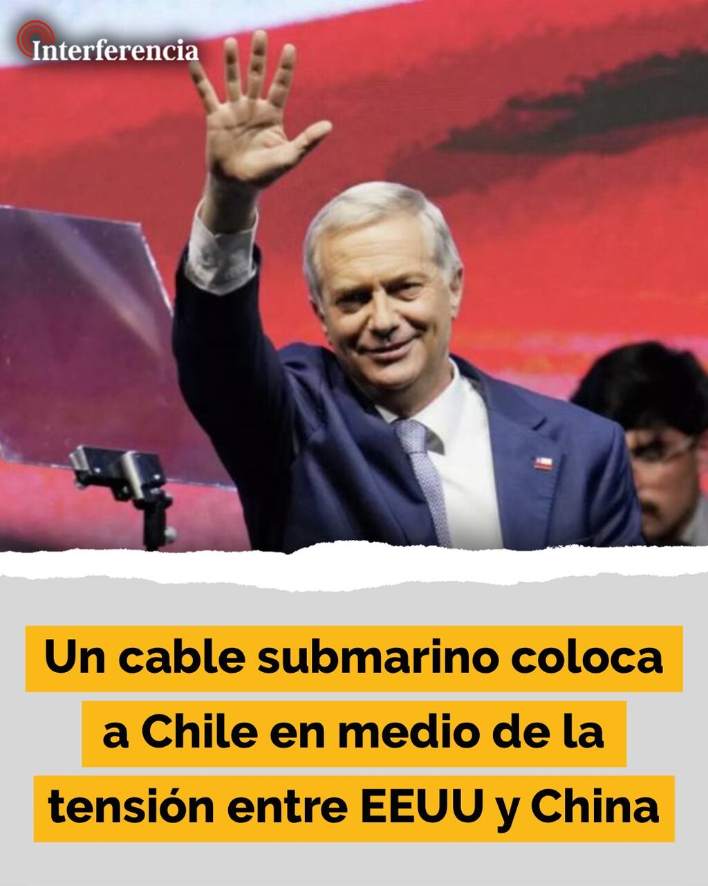Un cable submarino coloca a Chile en medio de la tensi&oacute;n entre EEUU y China