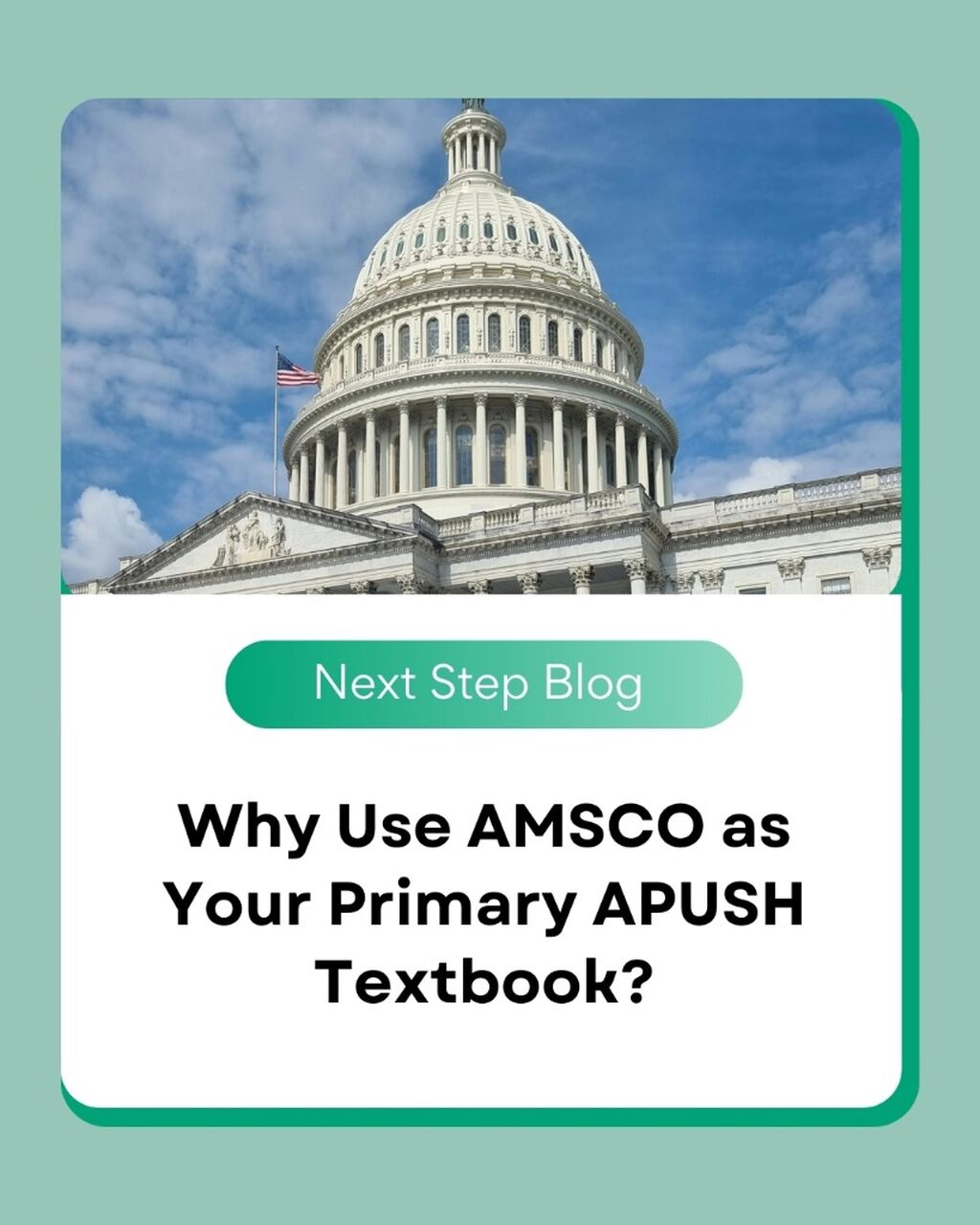Why Use AMSCO as your primary textbook blog