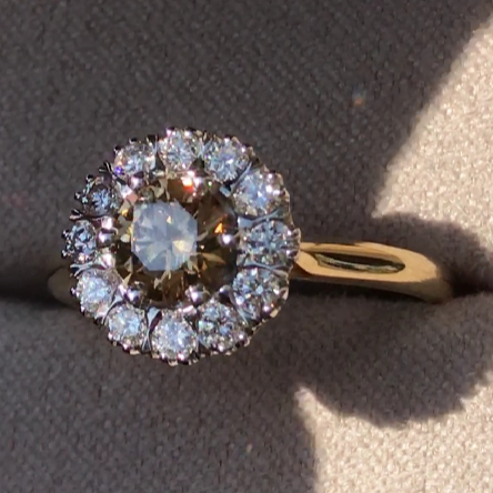 Champagne Argyle Diamond Ring