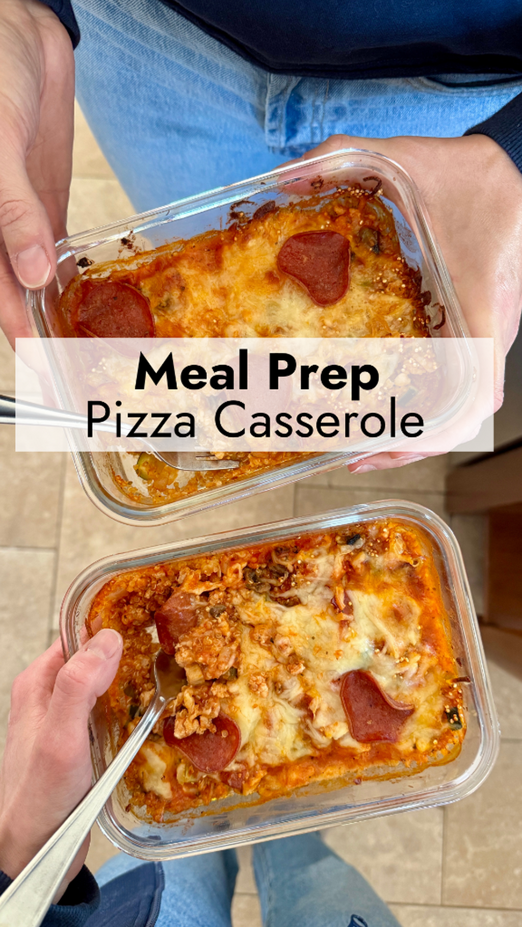 Meal Prep Pizza Casserole