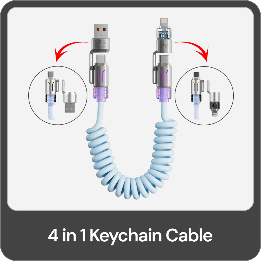 4 in1 Keychain Cable 