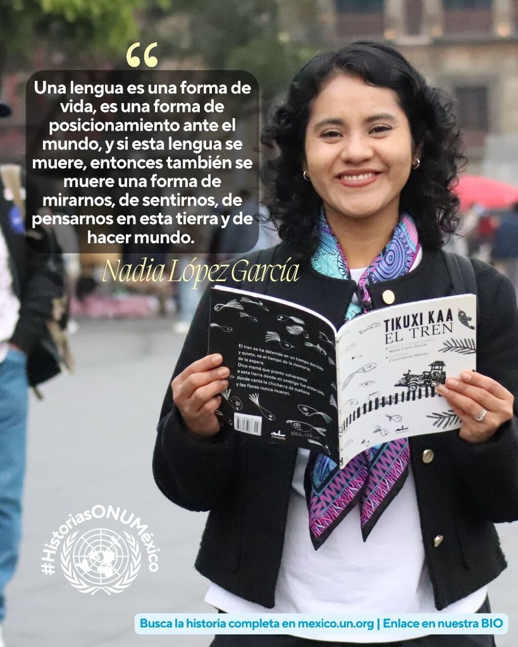 Las palabras florecen: Nadia L&oacute;pez Garc&iacute;a y la defensa de la lengua materna