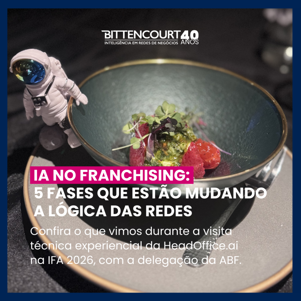 IA no Franchising: 5 fases que est&atilde;o mudando a l&oacute;gica das redes