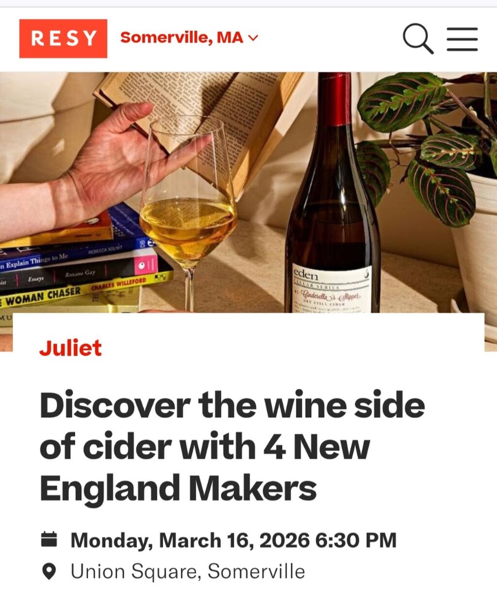 Cider Dinner March 16th Juliet Somerville Mass