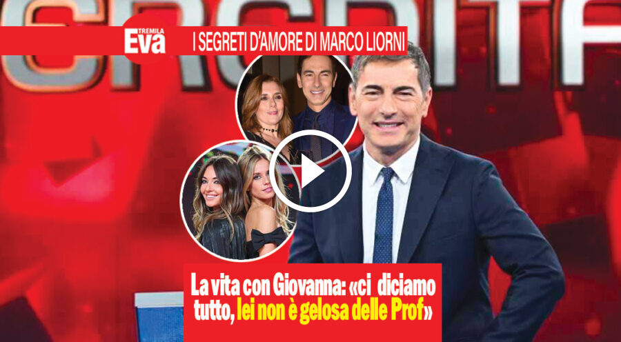 Marco Liorni, patto d'amore con Giovanna: &laquo;ci diciamo tutto&raquo;