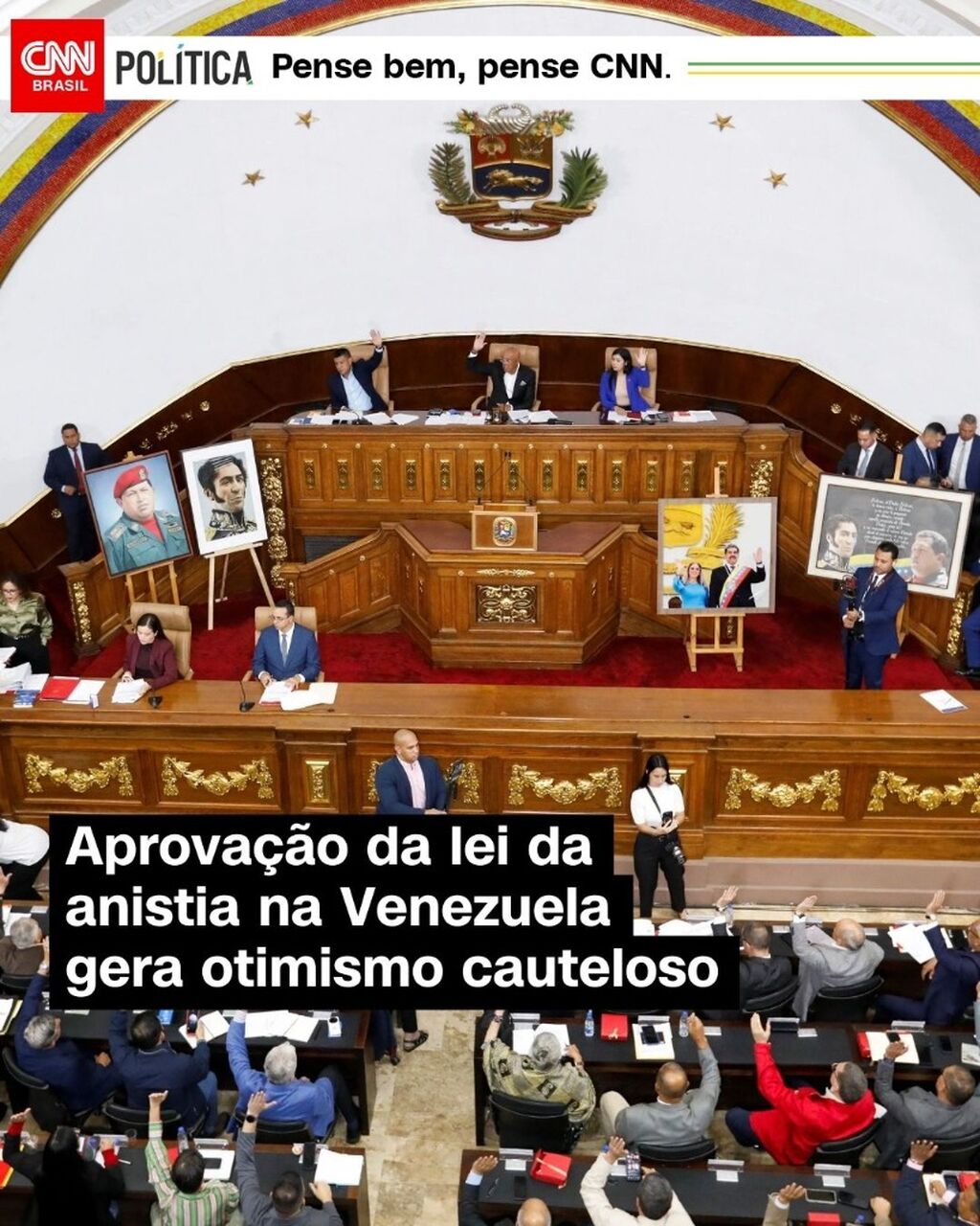 Aprova&ccedil;&atilde;o da lei da anistia na Venezuela gera otimismo cauteloso