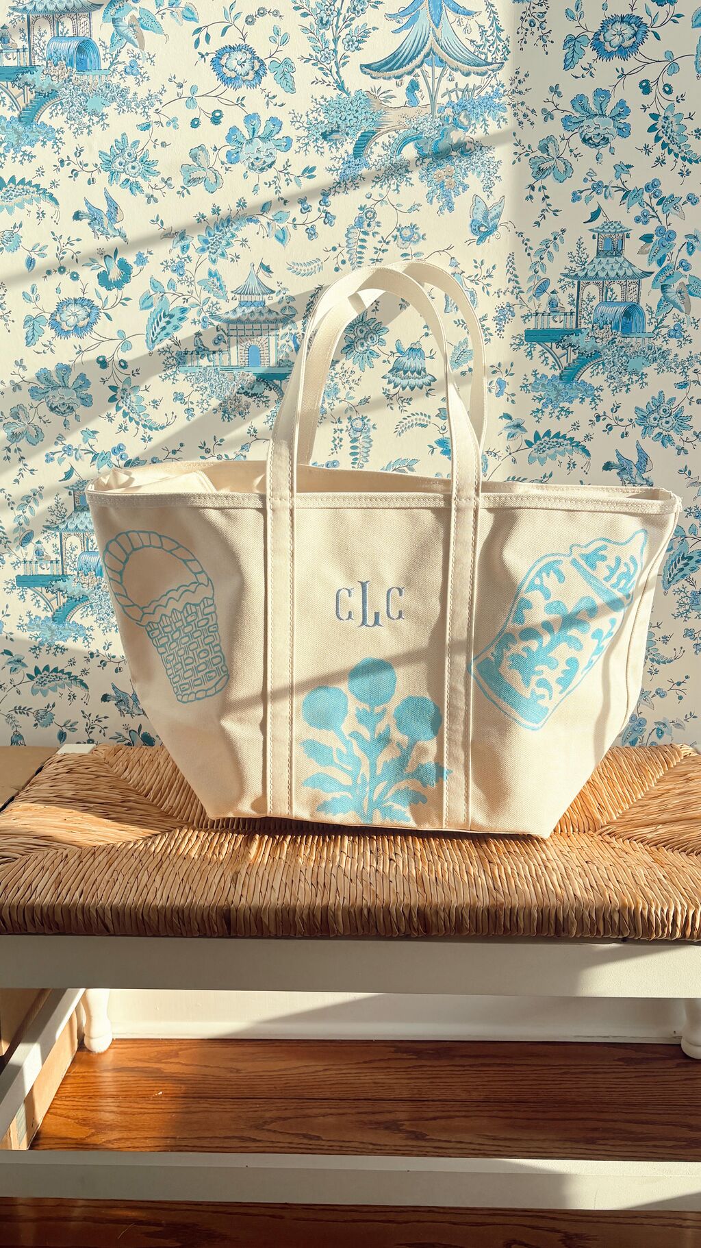 boat tote paint