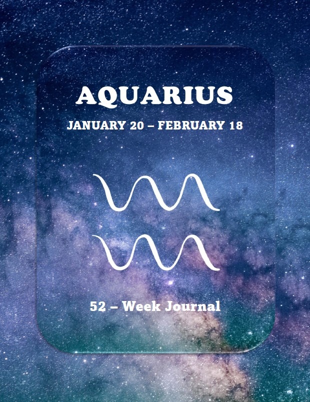 Aquarius 52-Week Journal