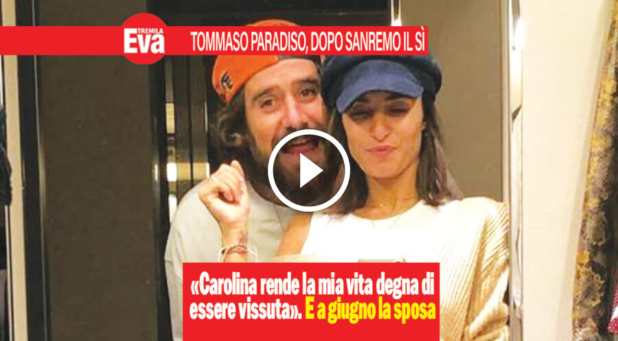 Tommaso Paradiso, dopo Sanremo sposa Carolina Sansoni
