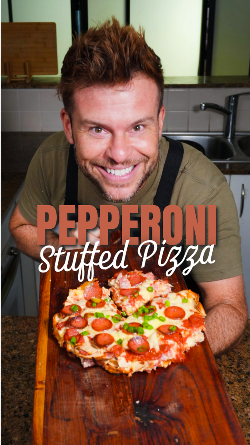 8.5 MILLION VIEWS 👀🔥 Viral 15 Minute Pepperoni Stuffed Pizza
