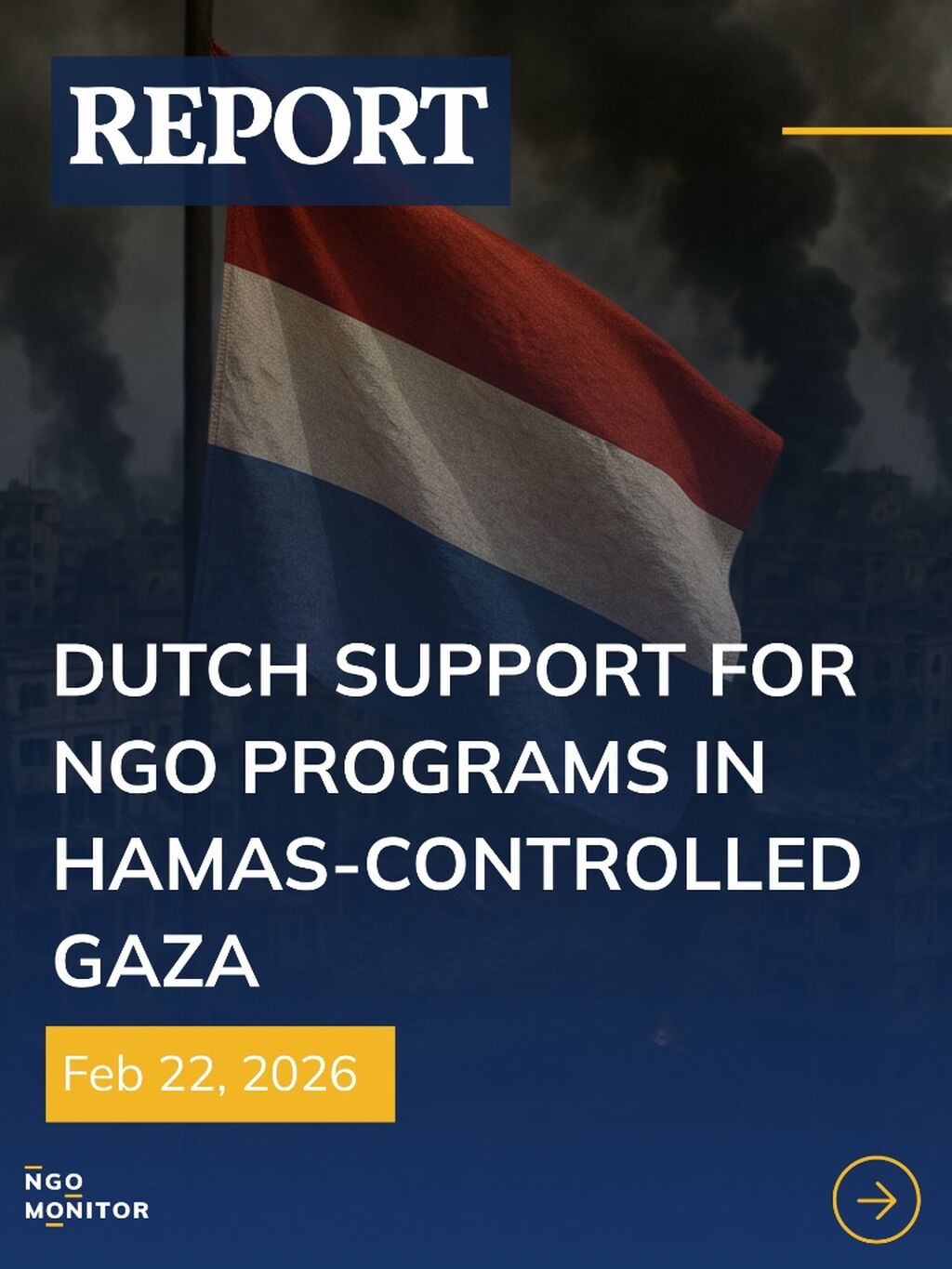 Dutch Support for NGO Programs in Hamas-Controlled Gaza