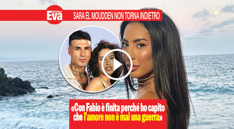 Sara El Moudden dopo Fabio: &laquo;L'amore &egrave; pace, non una guerra&raquo;