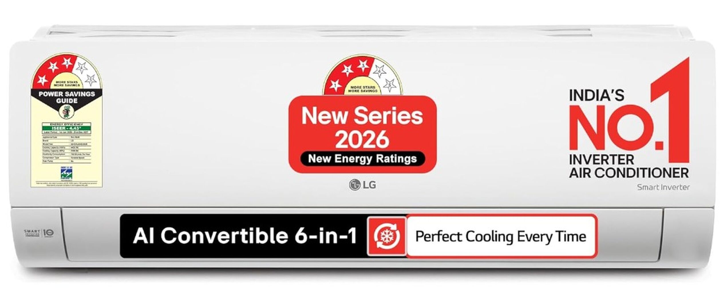 LG 1.5Ton 3 Star AC 2026 Model 