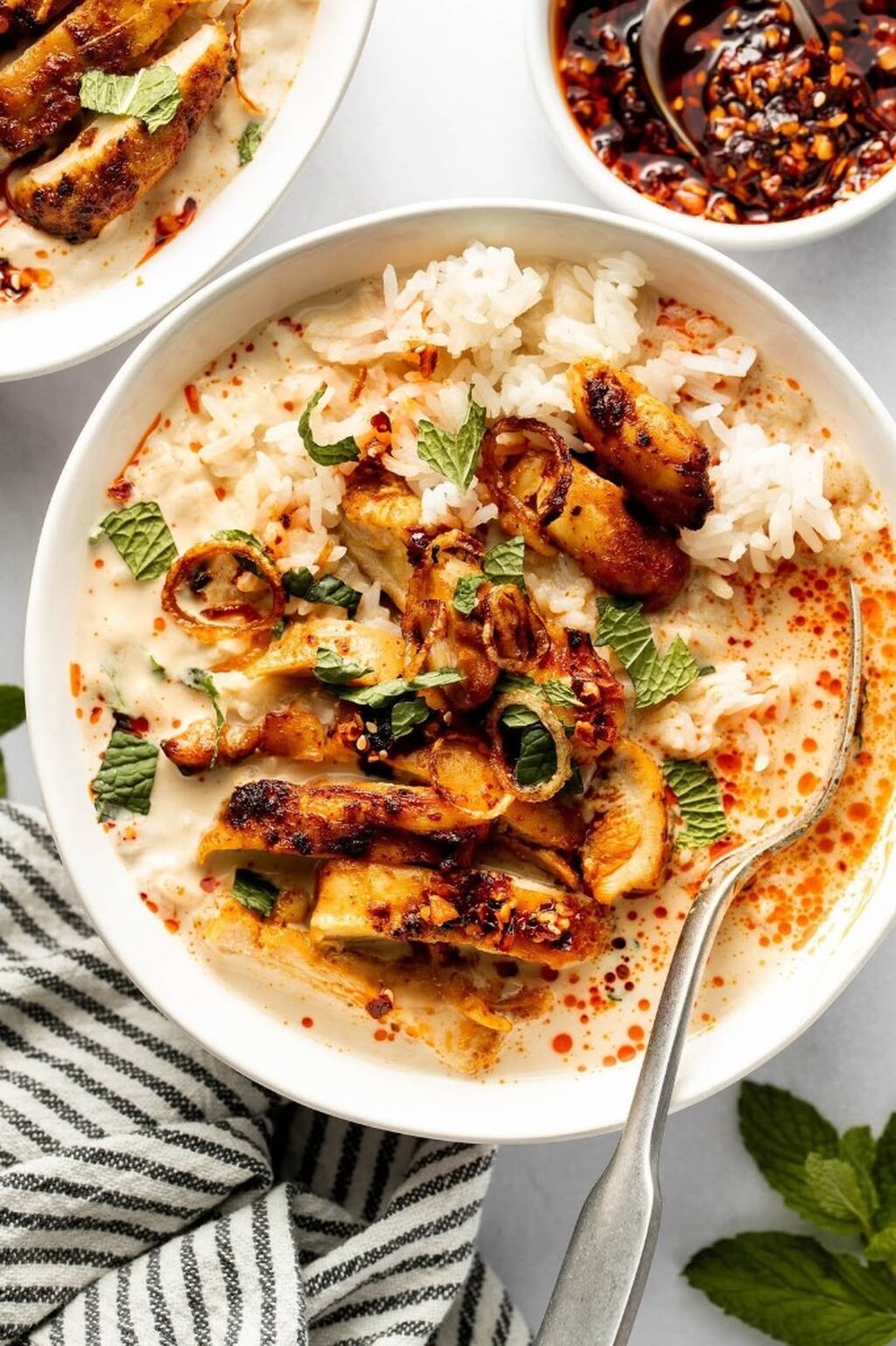 Yellow Curry Chicken Broth Bowl