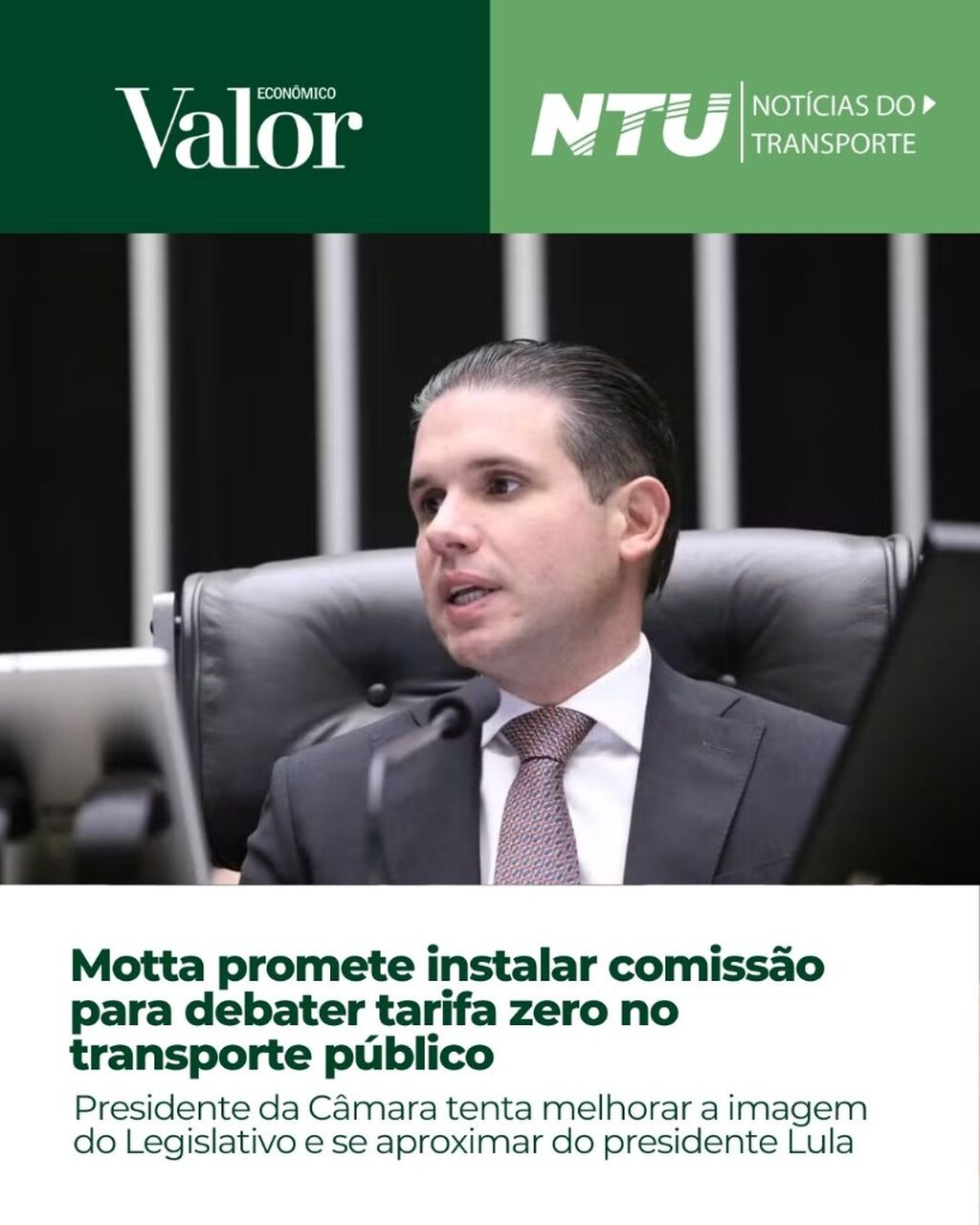 Motta promete instalar comiss&atilde;o para debater tarifa zero