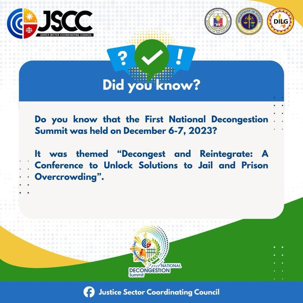 FOUR DAYS TO GO until the Justice Sector Coordinating Council's 𝟮𝗻𝗱 𝗡𝗮𝘁𝗶𝗼𝗻𝗮𝗹 𝗗𝗲𝗰𝗼𝗻𝗴𝗲𝘀𝘁𝗶𝗼𝗻 Summit